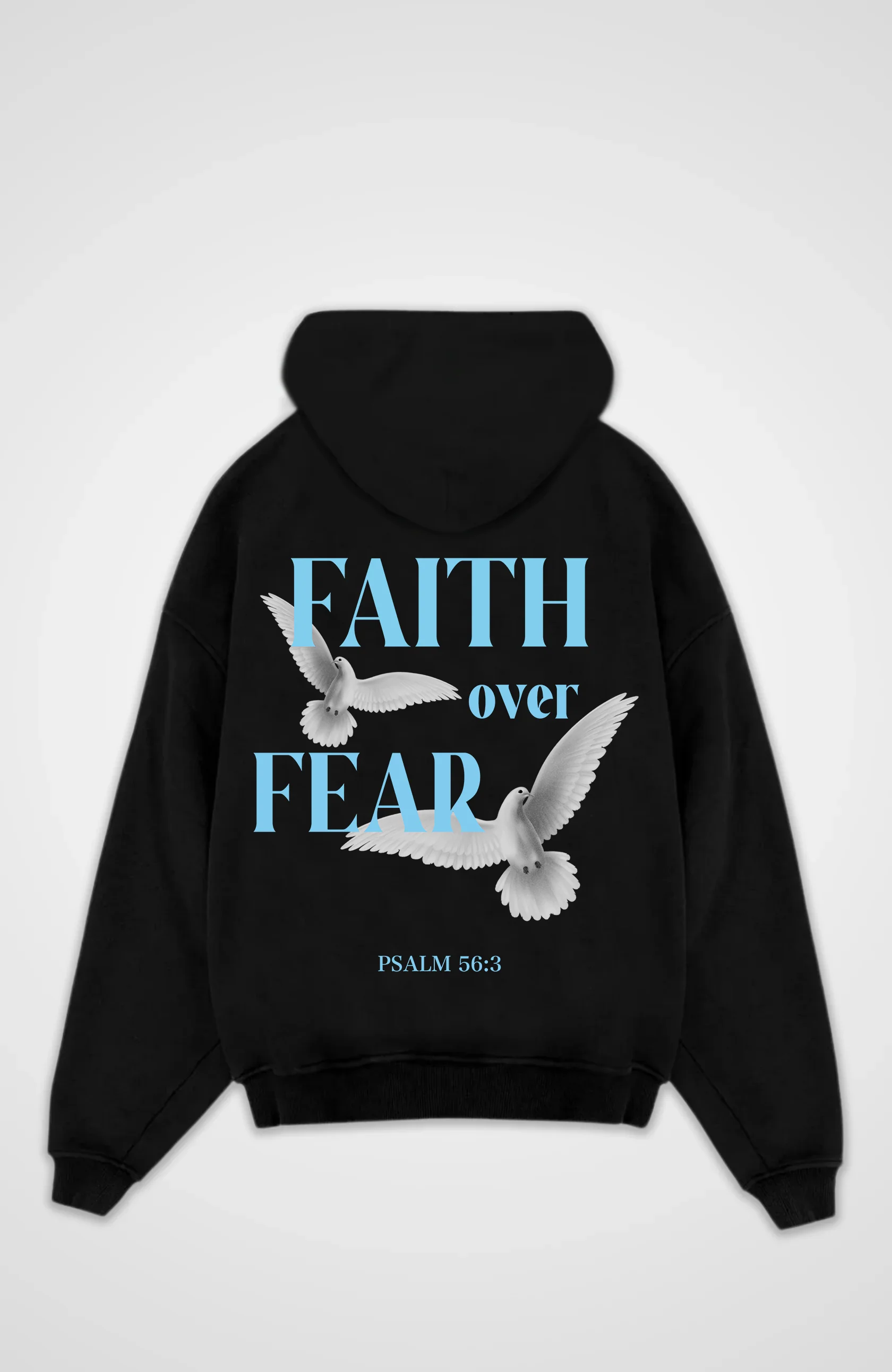Faith over Fear Oversized Hoodie - Image 3