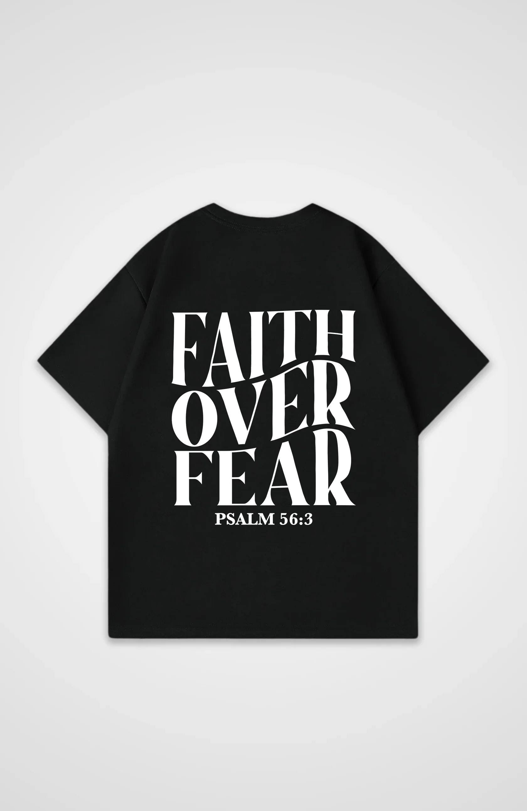 Faith over Fear Oversized Shirt - Image 3