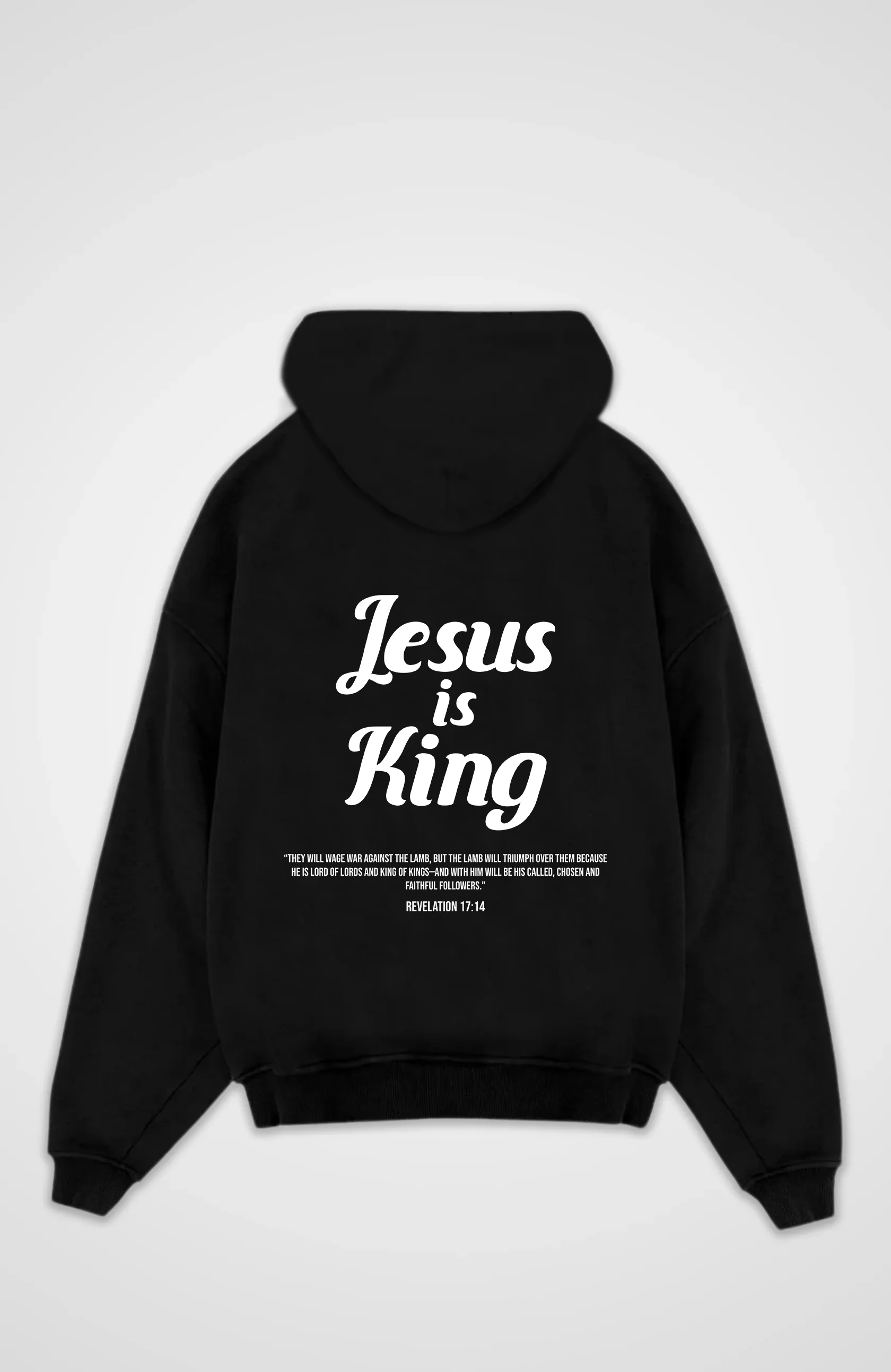 Jesus is King Oversized Hoodie - Image 3