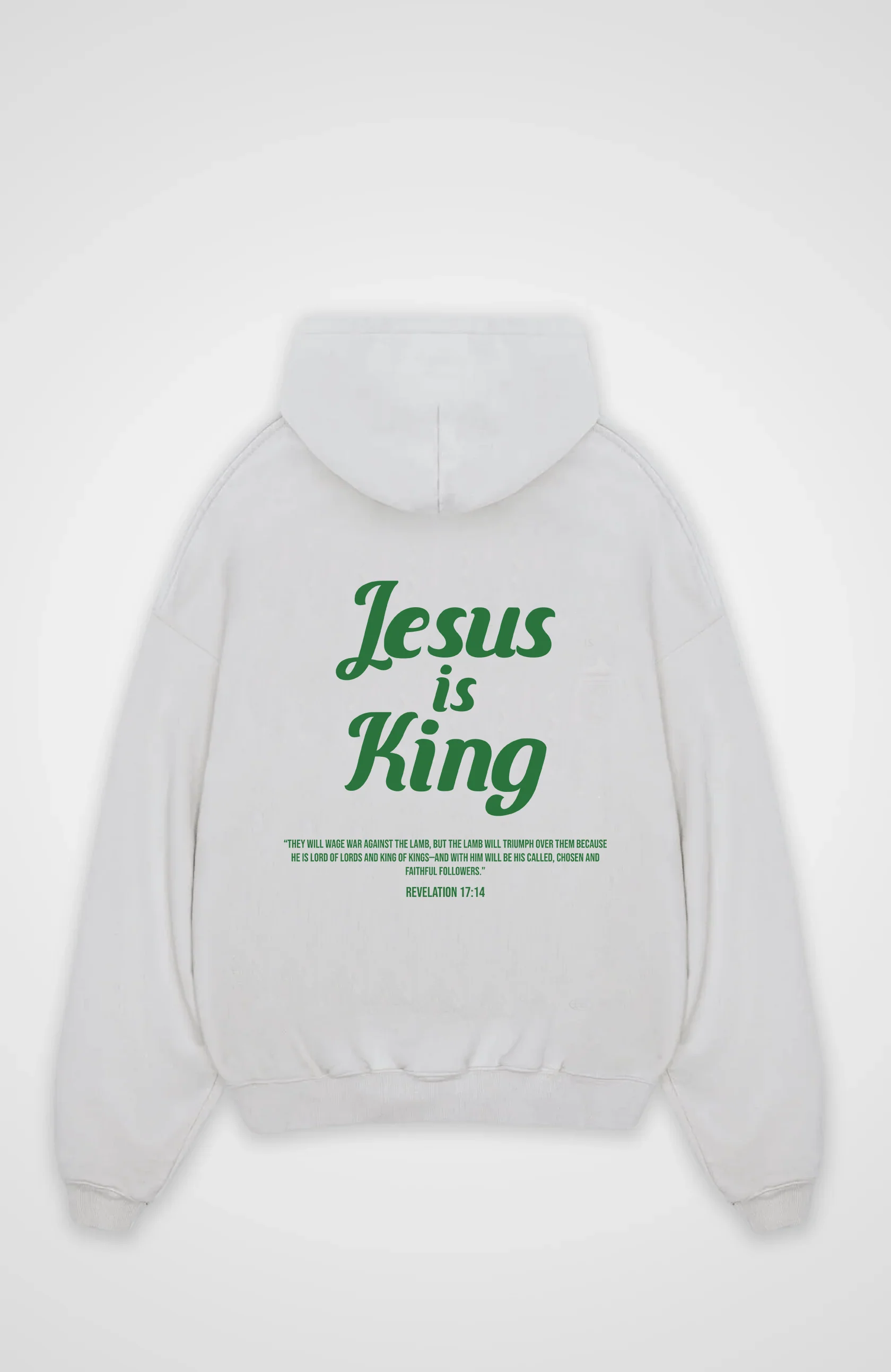 Jesus is King Oversized Hoodie - Image 4