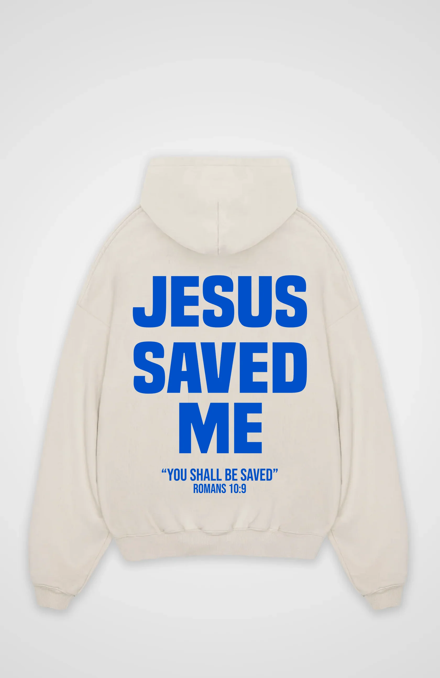 Jesus Saved Me Oversized Hoodie - Image 3